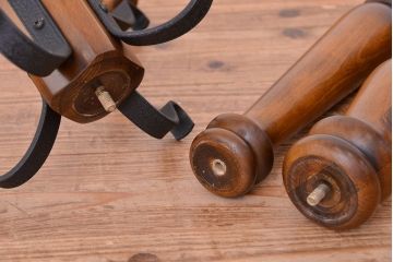 アンティーク雑貨　中古　カリモク製　ポールハンガー(コートハンガー/帽子掛け)