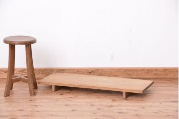 アンティーク家具　古民具・骨董　古い木味の小さな裁ち板