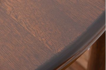 中古　飛騨産業キツツキマーク　ナラ材ダイニングテーブル