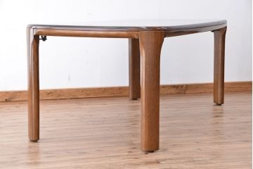 中古　飛騨産業キツツキマーク　ナラ材ダイニングテーブル