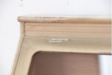 レトロ家具　昭和レトロ　古いメガネ店の卓上ガラスケース(ショーケース/陳列ケース)