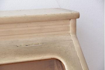 レトロ家具　昭和レトロ　古いメガネ店の卓上ガラスケース(ショーケース/陳列ケース)