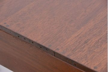 アンティーク家具　大正ロマン　古い木のアンティーク片袖机(テーブル、デスク、在宅ワーク、在宅用)