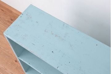 レトロ家具　アンティークペイント　レトロな飾り棚・陳列棚(2)
