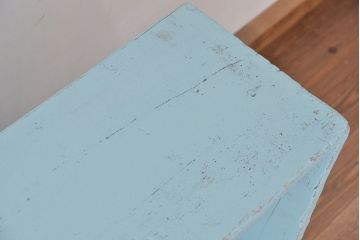 レトロ家具　アンティークペイント　レトロな飾り棚・陳列棚(2)