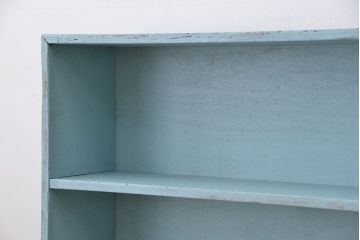 レトロ家具　アンティークペイント　レトロな飾り棚・陳列棚(2)