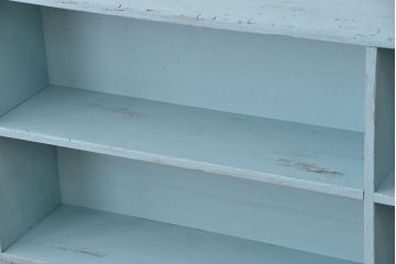 レトロ家具　アンティークペイント　レトロな飾り棚・陳列棚(2)
