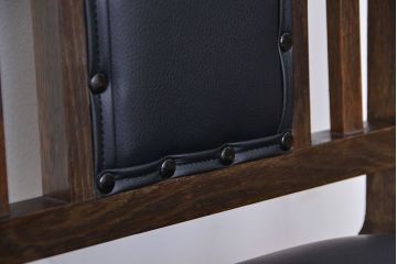アンティーク家具　和製アンティーク　古いナラ材のシックなチェア