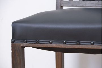 アンティーク家具　和製アンティーク　古いナラ材のシックなチェア