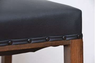 アンティーク家具　和製アンティーク　古いナラ材のシックなチェア