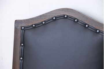 アンティーク家具　和製アンティーク　古いナラ材のシックなチェア(2)