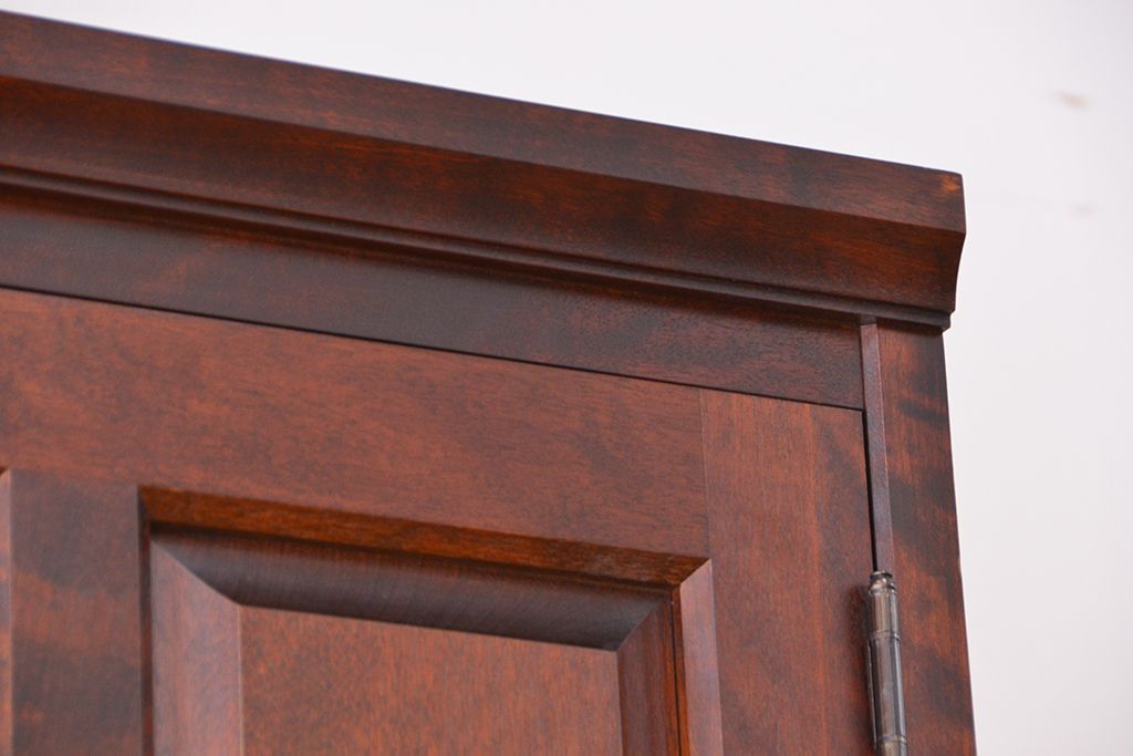 中古　北海道民芸家具　特注品　樺材　三段重ね整理ダンス(収納タンス/チェスト)