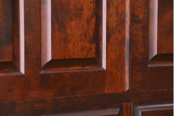 中古　北海道民芸家具　特注品　樺材　三段重ね整理ダンス(収納タンス/チェスト)