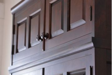 中古　北海道民芸家具　特注品　樺材　三段重ね整理ダンス(収納タンス/チェスト)