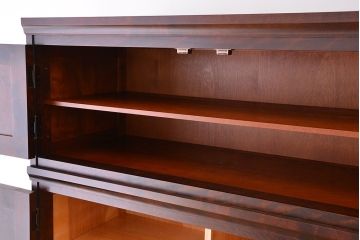 中古　北海道民芸家具　特注品　樺材　三段重ね整理ダンス(収納タンス/チェスト)