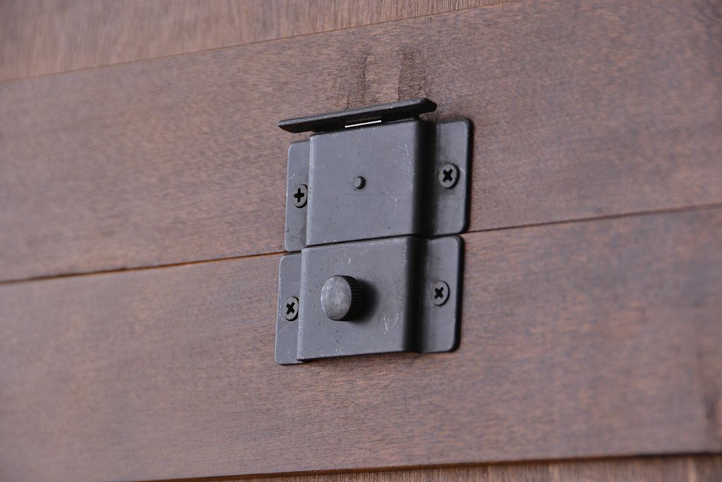 中古　北海道民芸家具　特注品　樺材　三段重ね整理ダンス(収納タンス/チェスト)