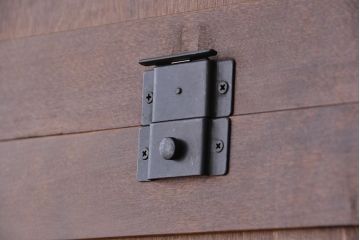 中古　北海道民芸家具　特注品　樺材　三段重ね整理ダンス(収納タンス/チェスト)