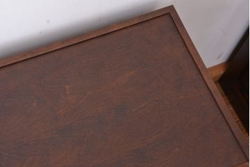 中古　北海道民芸家具　特注品　樺材　三段重ね整理ダンス(収納タンス/チェスト)