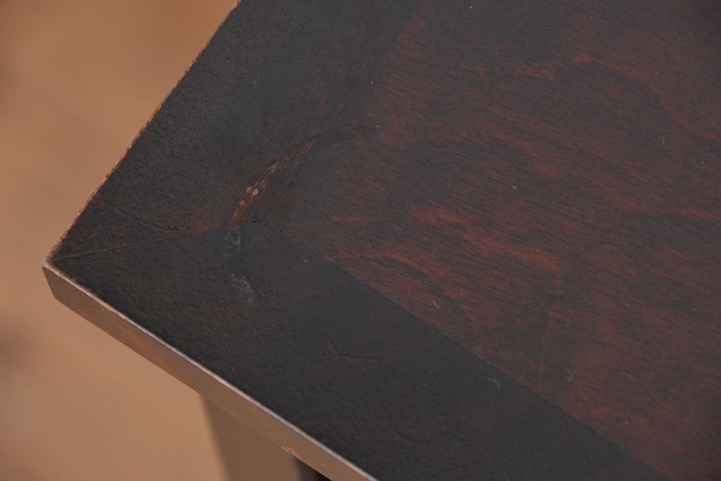 中古　北海道民芸家具　特注品　樺材　脚付き下駄箱(収納棚)(定価約20万)