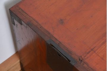 アンティーク家具　古民具・骨董　　前面欅材　二杯引き出し時代箪笥ローボード(衣装箪笥)(ローチェスト)