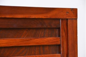アンティーク家具　古民具・骨董　リメイク品　前面欅材!米沢帳場小箪笥(収納棚・帳場箪笥)