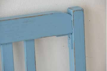 レトロ家具　昭和レトロ　日本製　かわいいペイントグレインサックチェア1脚(2)(イス・椅子)