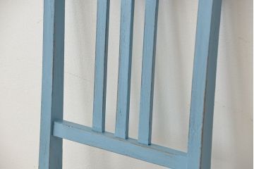 レトロ家具　昭和レトロ　日本製　かわいいペイントグレインサックチェア1脚(2)(イス・椅子)