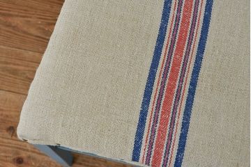 レトロ家具　昭和レトロ　日本製　かわいいペイントグレインサックチェア1脚(2)(イス・椅子)