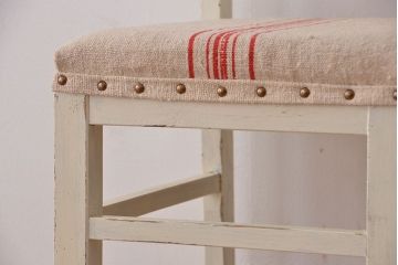 レトロ家具　昭和レトロ　日本製　かわいいペイントグレインサックチェア1脚(イス・椅子)