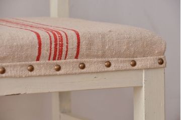 レトロ家具　昭和レトロ　日本製　かわいいペイントグレインサックチェア1脚(イス・椅子)