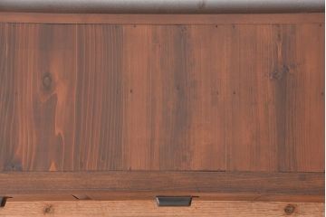 アンティーク家具　アンティーク　古い木製の三杯引き出しローチェスト(ローボード・置床)