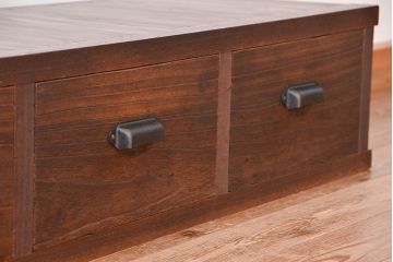 アンティーク家具　アンティーク　三杯引き出しローチェスト(1)(ローボード・置床)
