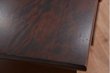 中古　北海道民芸家具　スツール付きドレッサー(鏡台)(定価約33万円)