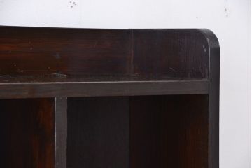 アンティーク家具　アンティーク　古い木の引き出し　12マス目棚(ロッカー/収納棚)(本棚/飾り棚)小