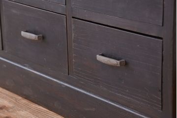 アンティーク家具　アンティーク　古い木の引き出し　12マス目棚(ロッカー/収納棚)(本棚/飾り棚)小