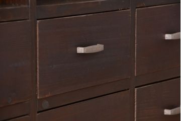アンティーク家具　アンティーク　古い木の引き出し　15マス目棚(ロッカー/収納棚)(本棚/飾り棚)大