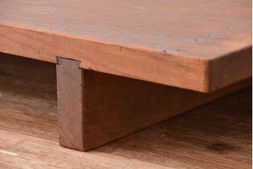 アンティーク家具　古民具・骨董　古い木の一枚板・裁ち板(作業台/机)