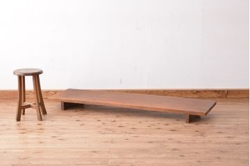 アンティーク家具　古民具・骨董　古い木の一枚板・裁ち板(作業台/机)