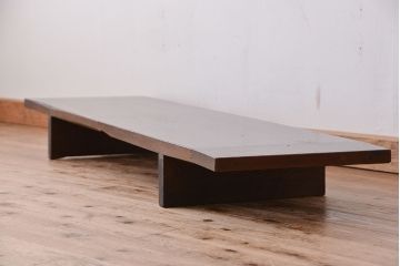アンティーク家具　アンティーク　古い木の使い込まれた裁ち板(作業台/机/古民家再生)