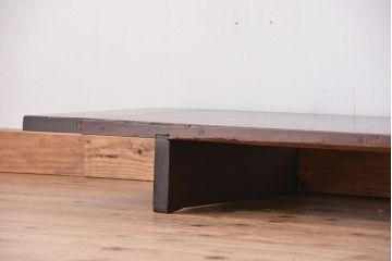 アンティーク家具　アンティーク　古い木の使い込まれた裁ち板(作業台/机/古民家再生)