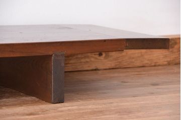 アンティーク家具　アンティーク　古い木の使い込まれた裁ち板(作業台/机/古民家再生)