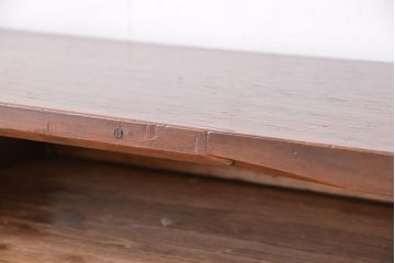アンティーク家具　アンティーク　古い木の使い込まれた裁ち板(作業台/机/古民家再生)