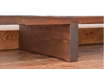 アンティーク家具　アンティーク　古い木の使い込まれた裁ち板(作業台/机/古民家再生)