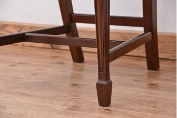 ヴィンテージ家具　イギリスビンテージ　古いチーク材の気品のあるダイニングチェア(椅子、イス)