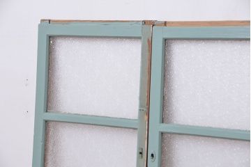 アンティーク シャビーなペイント引き戸4枚セット(キッチン小窓・引き戸)(2)