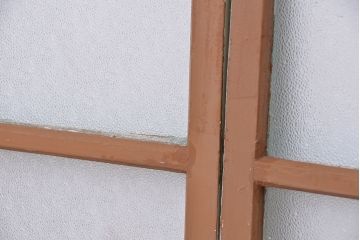 アンティーク シャビーなペイント引き戸4枚セット(キッチン小窓・引き戸)(2)
