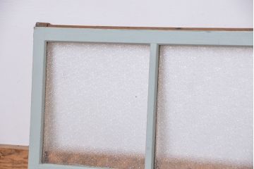 アンティーク ペンキの剥げた小振りなダイヤガラス戸 2枚セット(1)(窓・引き戸)