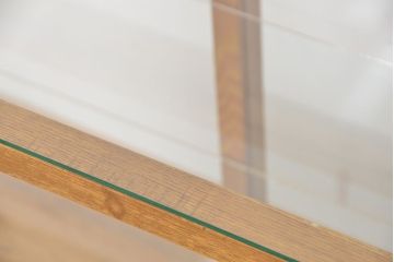 レトロ家具　アンティーク　古い木枠の引き出し付きレトロパンケース(ガラスケース、ショーケース)