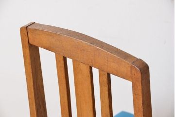 レトロ家具　アンティーク　古いナラ材のレトロチェア(椅子)
