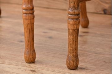 ★中古 IDC大塚家具取扱品 Shin-Lee(シンリー) オーク材ダイニングチェア2脚セット(椅子/イス)